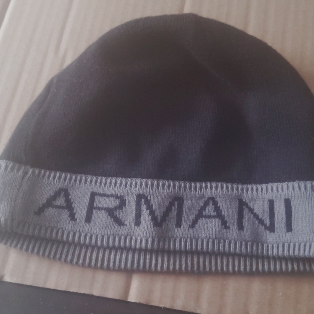 Armani beanie cap